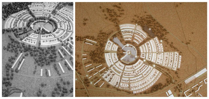 Working model showing new settlement proposal at Armadale West Lothian ...